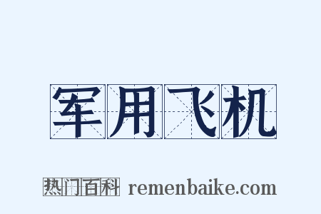 军用飞机是什么意思的图片